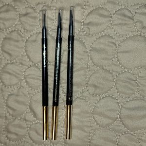 3 LANCOME EYEBROWS PENCIL COLOR: NIOR (BLACK)